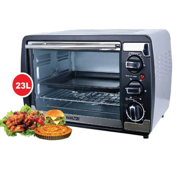 Hamilton 23L Electric Oven with 60m Timer Function 1380W - Imported from UK